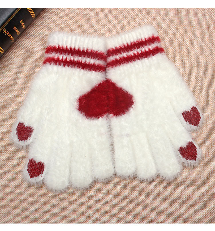 Unisex Cute Simple Style Geometric Gloves 1 Pair display picture 2