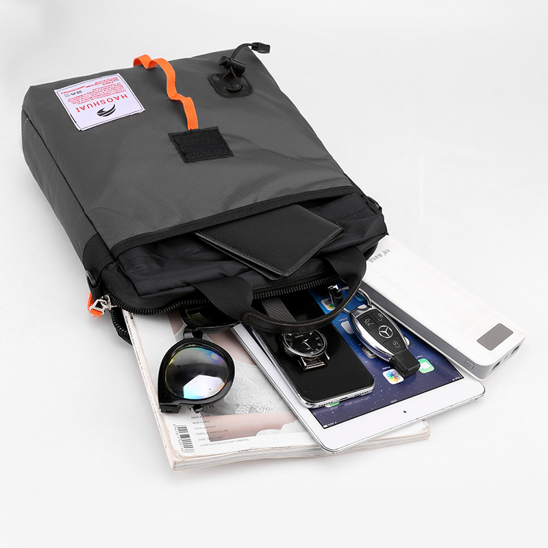 Fábrica al por mayor de los nuevos hombres del hombro bolsa de mensajero de los hombres ocasionales bolsa portátil maletín lona impermeable al aire libre