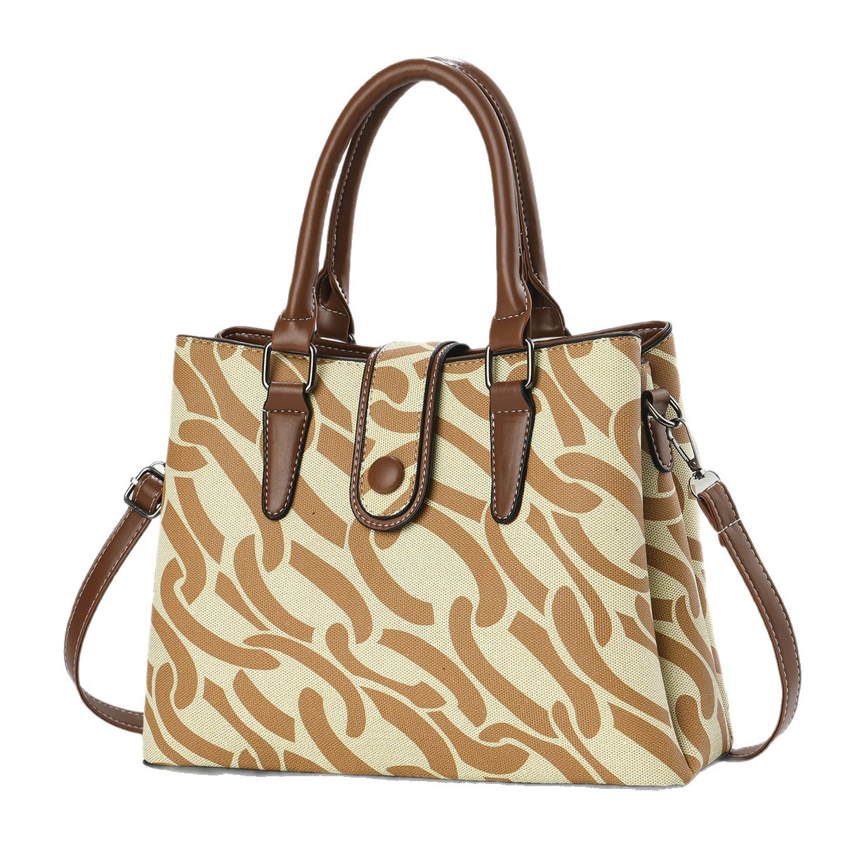 Diseño de patrón de gran capacidad bolsos de mano de moda casual bolsos de hombro de moda bolsos transfronterizos