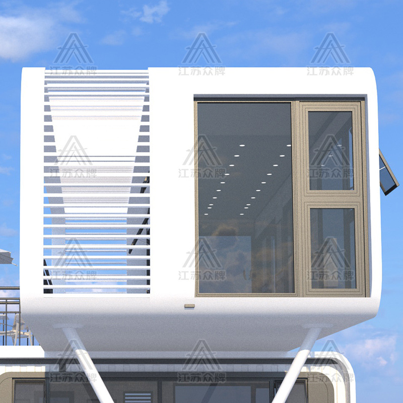 Casa móvil exterior de doble capa con forma de manzana, alojamiento tipo cápsula espacial, casa de huéspedes, terraza acristalada de hotel, mismo modelo que se utiliza en lugares escénicos.