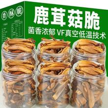 滇二娃云南鹿茸菇脆52g即食干货鹿茸菇脆办公室休闲菇小吃零食