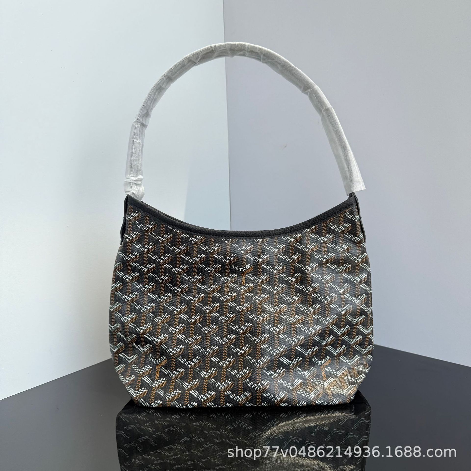 Elegant printed underarm bag for women, 2026 new model shoulder bag, European and American retro versatile hobo bag, mini soft tote bag