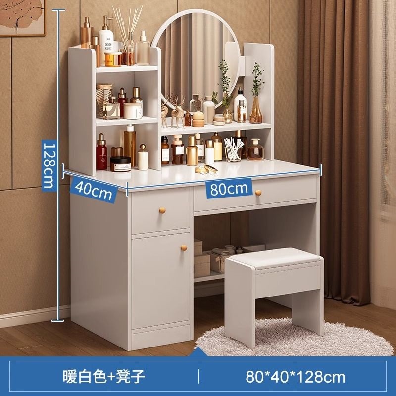 심플모델 [도어2개, 서랍1개+스툴] 80cm