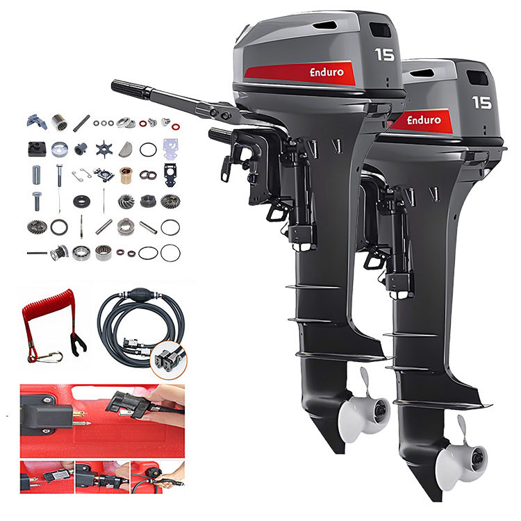 Hot-Selling in Africa and Southeast Asia, the Yamahaa15 Horsepower Outboard Motor Is the Same Model as the Two-Stroke Marine Engine