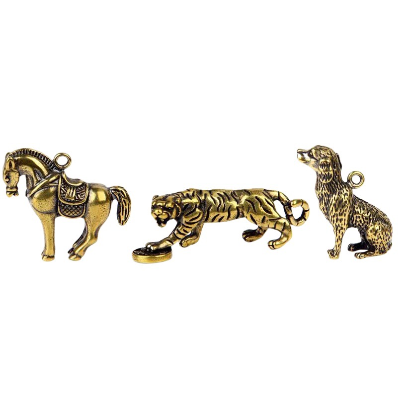 Retro coche decoración Zodiaco clave colgante llavero accesorios tridimensional sólido tejido a mano cuerda colgante