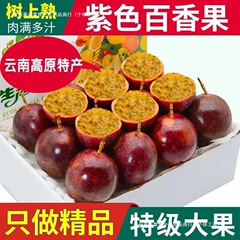 フレッシュパッションフルーツ 2.5kg 大粒 送料無料 季節のフルーツ 雲南広西紫皮ジュースピューレ フルボックス 2/2018 2.5kg 卸売