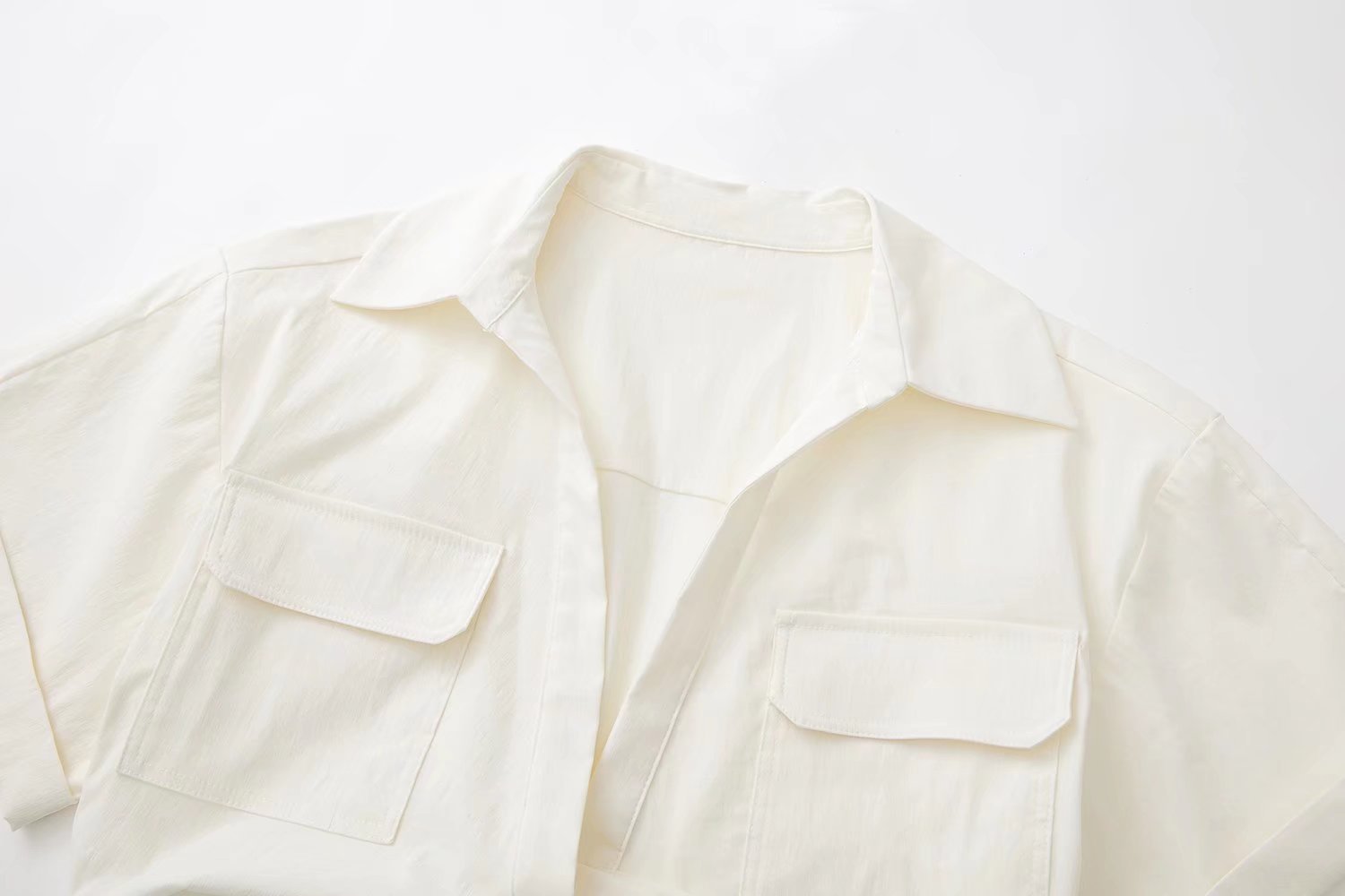 Title 15, Camicia a maniche corte con tasche doppie, orna...