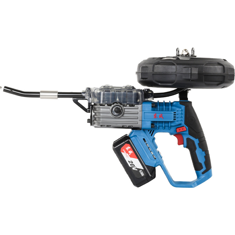 Dongcheng máquina eléctrica de cableado eléctrico de litio electricidad hidráulica completamente automática máquina mágica de cableado de tracción de alambre oscuro Dongcheng conductor de cableado de descarga de tubo