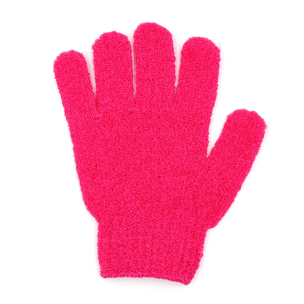 Guantes de baño de cinco dedos Guantes creativos Toalla de baño Exfoliante de cinco dedos Toalla de baño exfoliante Toalla de baño de doble cara para adultos