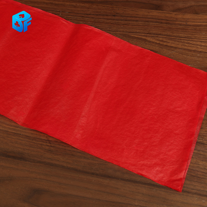 Comercio exterior papel mágico de color brillante papel de llama de rosa rápida quema de papel de fuego grande props mágicos sin cenizas