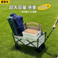 小推车买菜户外露营推车野餐车营地车野营拖车快递便携钓鱼全规格