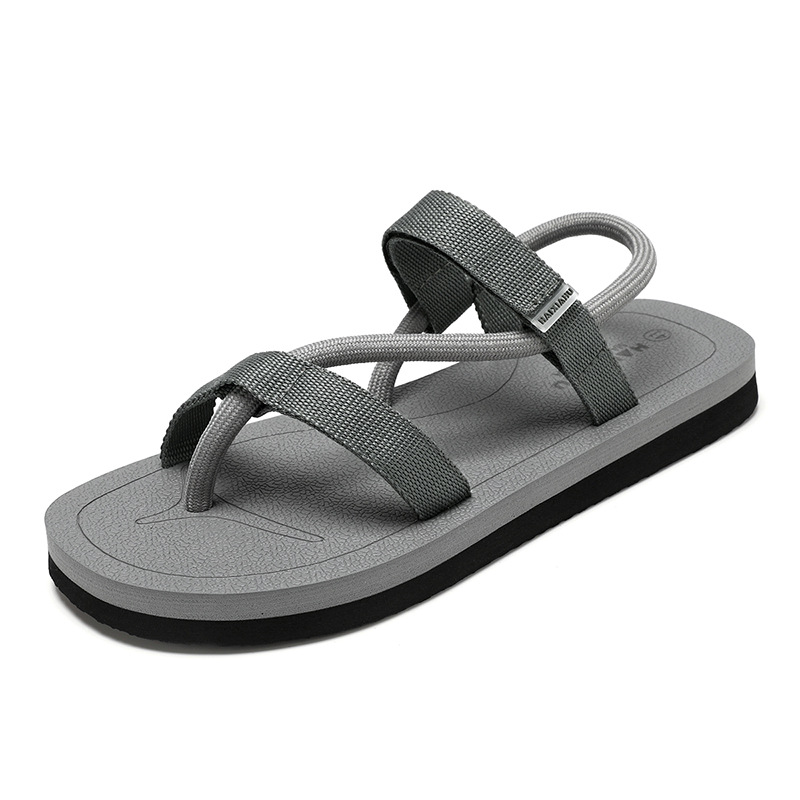 Chanclas zapatos de hombre verano nuevo estilo de los hombres ropa exterior antideslizante, ligero, resistente al desgaste, chanclas de mierda, sandalias deportivas