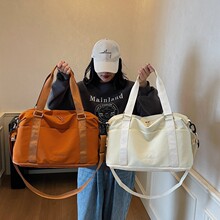 跨境新款休闲手提运动健身包包大容量多功能旅行单肩包孕妇待产包