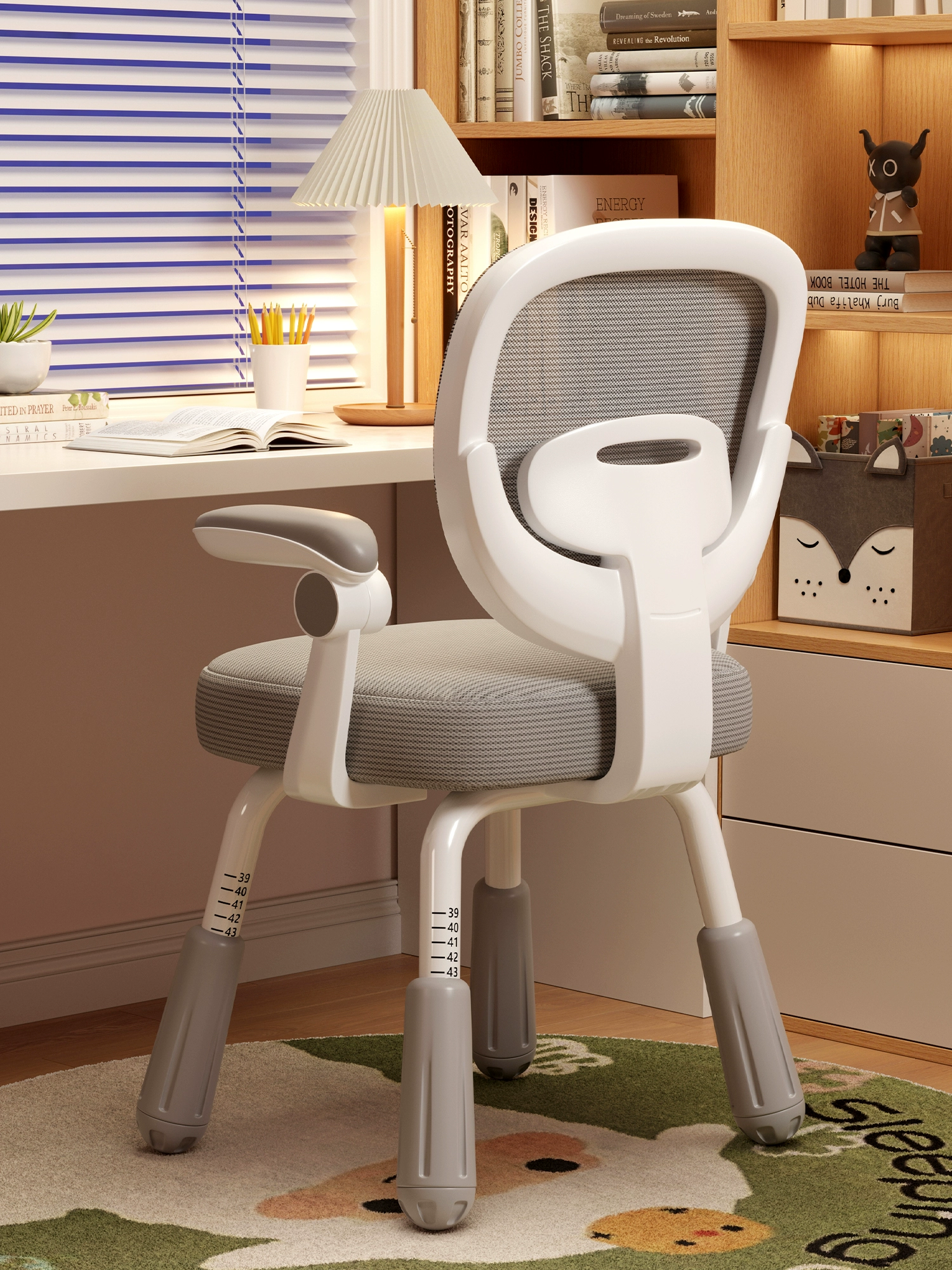 Регулируемая осанка сидения, спинка для письма, стул, подъемный стул, обучающий стул, домашнее студенческое сиденье, коррекция детей
