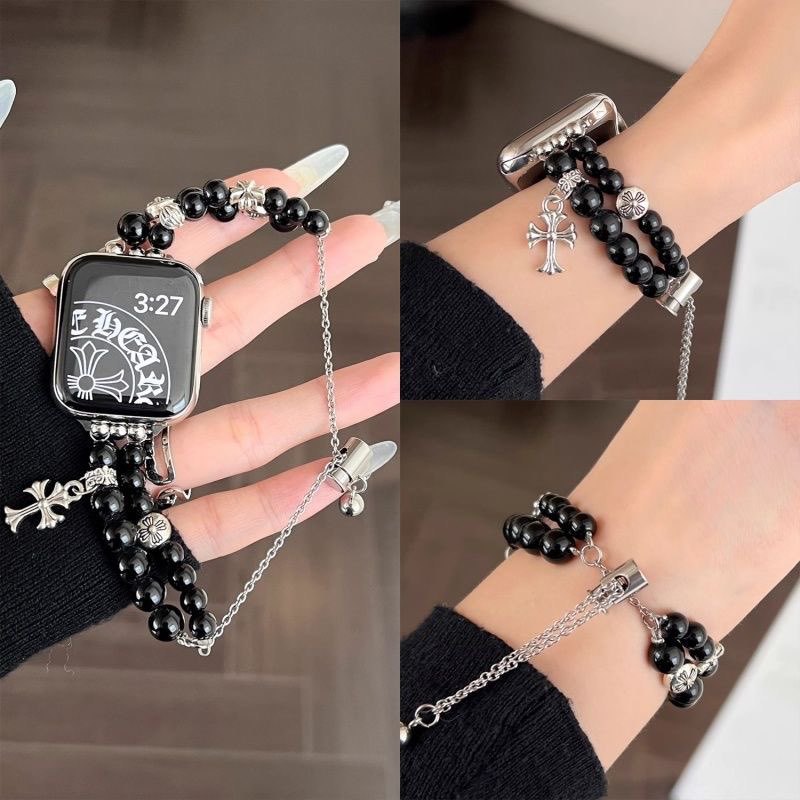 Suitable for Xiaomi 10 Watch Strap Crow Pearl Watch Chain Classy Metal Redmi Watch 5/4 Generation Redmi5 Watch