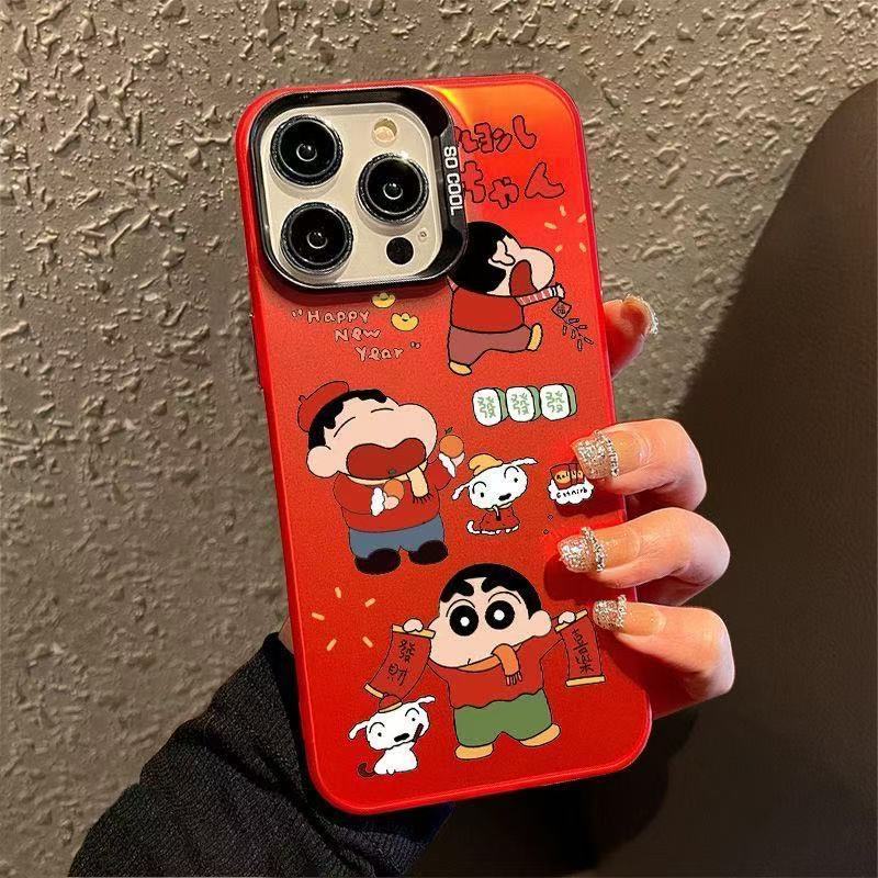 Nueva caricatura para iphone16 funda para teléfono móvil Apple 15promax/14 anti-caída 13pro/12/lindo 11