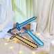 My Mc World Diamond Sword Pickaxe Toy Weapon Mc Game Mini World Mosaic Luminous Sword Crystal Sword