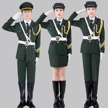 学生升旗手服装国旗班服装学校升国旗服装成人军管乐队护卫队套