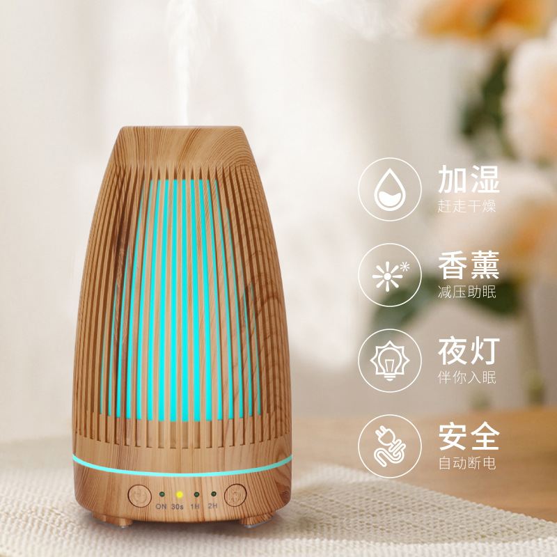 다채로운 5V 라이트 나무 곡물