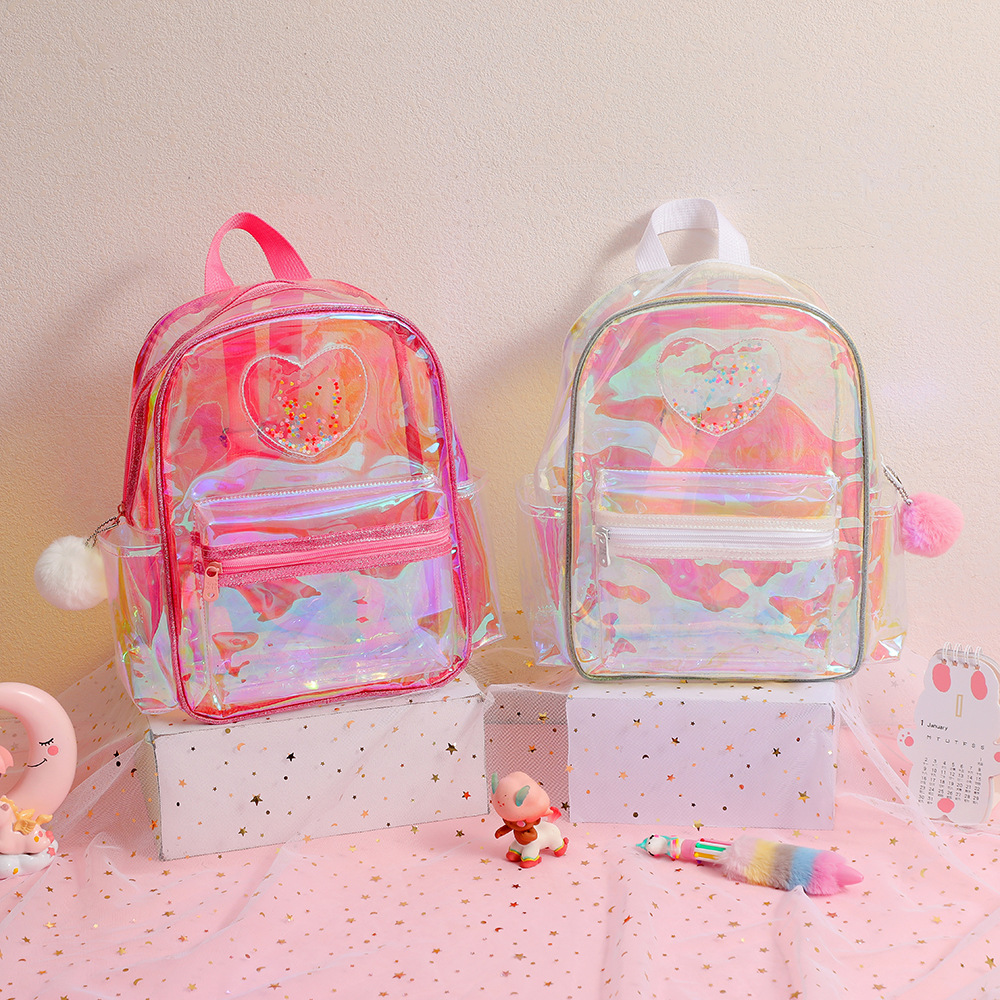 Color Block Daily Kids Backpack display picture 1