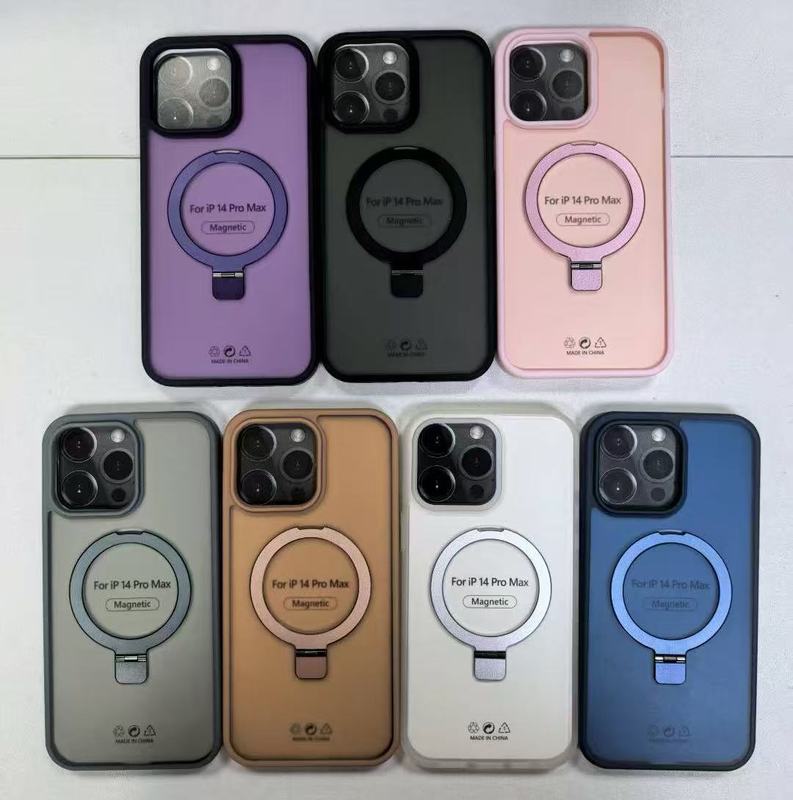 iPhone17proMax 磁気ホルダー携帯電話ケース肌の感触 Apple 16 つや消し 15 落下防止保護カバー 14 に適しています。|undefined