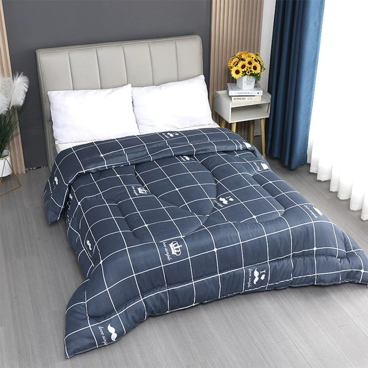 Оптовая Продажа с фабрики стеганое одеяло мягкое теплое пушистое одинарное двойное одеяло для студенческого общежития весна осень зима зимнее одеяло