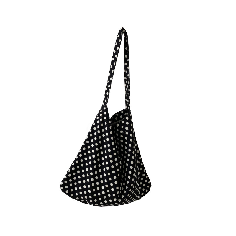 Diseño nicho bolsas de lona para mujeres 2025 nueva gran capacidad coreana estampado de leopardo flor de hombro impresa bolsas de mujer