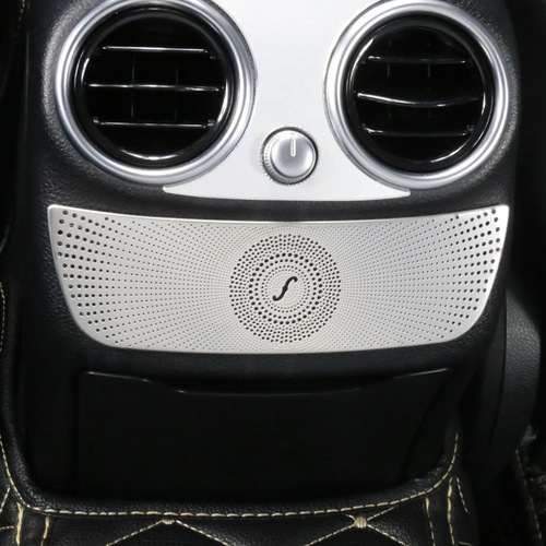 Mercedes-Benz New C-Class C200L GLC260 Interior Modification Rear Exhaust Air Vent Berlin Sound Horn Cover Decorative Sticker