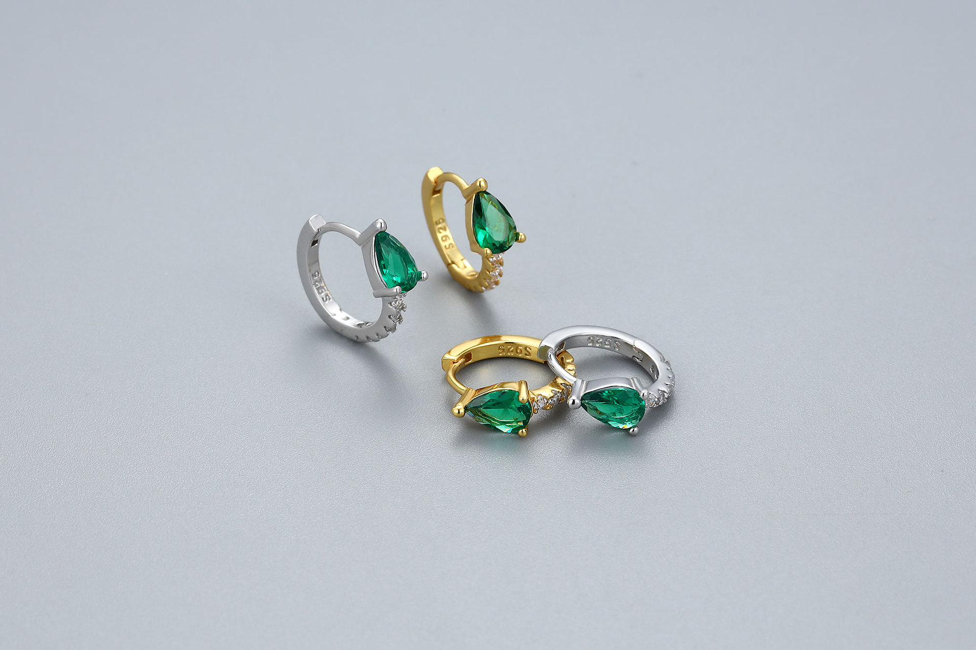 3g Weight 925 Sterling Silver Ear Needle Material Earrings Classification 1 Pair Quantity Daily Occasion 925 Sterling Silver Material Round, Colorful, Water Droplets Pattern All Seasons Season Women's Gender Polished Finish INS Style, Modern Style, Simple Style Style 1 Pair 925 Sterling Silver Round Colorful Water Droplets Earrings 4