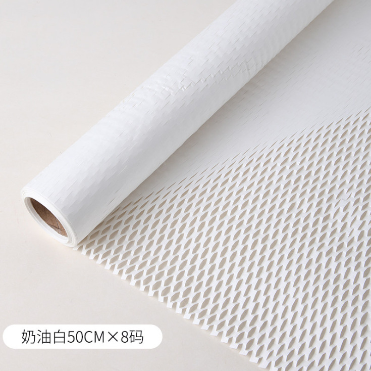 Papel de regalo de nido de abeja, papel de regalo acolchado con rejilla colorida, papel kraft de nido de abeja, venta al por mayor.