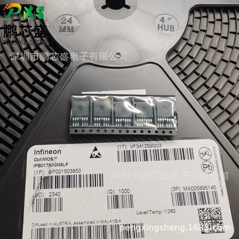 Ipb017N10N5Lf Screen Printing 017N10Lf Original Authentic Ipb Series N-Channel Mos 100V180A