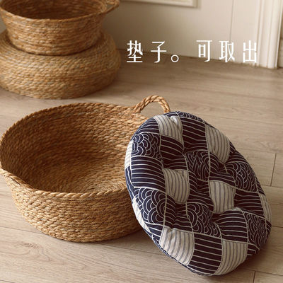 Rattan Cat litter summer Kitty weave summer sleeping mat summer currency Scratching Four seasons Washable Straw