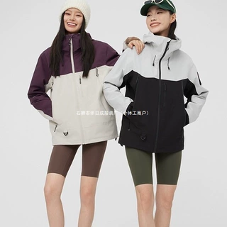 2026年跨境山系男女三合一真冲锋衣抓绒户外运动防水登山服连帽外