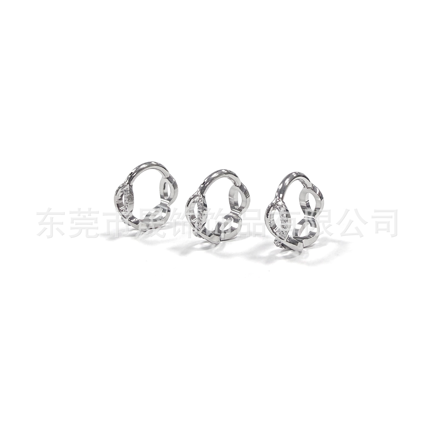 F136 Titanium Alloy Earring Hoop Earring Studded Cubic Zirconia Helix Ring G23 Titanium 闭口 Ring Nose Hoop Piercing Jewelry Ear 扣