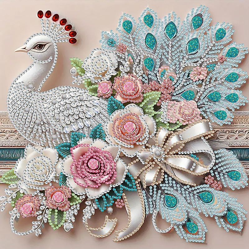 Pintura de Diamantes 5D con Forma Irregular de Princesa de Fantasía, Pintura de Diamantes DIY, Pintura de Diamantes con Puntos de Cristal, 30×30