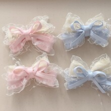 甜美蕾丝珍珠蝴蝶结配件DIY服装鞋袜辅料洛丽塔配饰手工材料批发