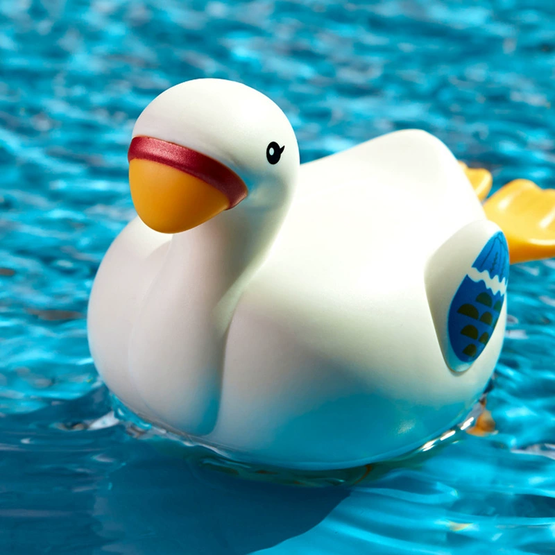 Детская игрушка для игры в воде для ванной, заводной автоматический лебедь
