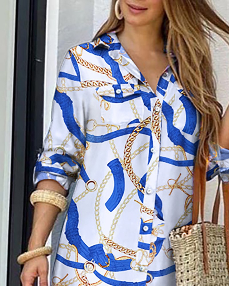 New Spring Summer Fashion Sexy Shirt Maxi Dress