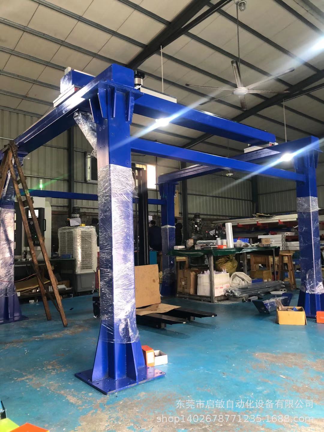 厂家直销齿轮齿条滑台模组搬运桁架机械手重载型地轨第七轴机器人