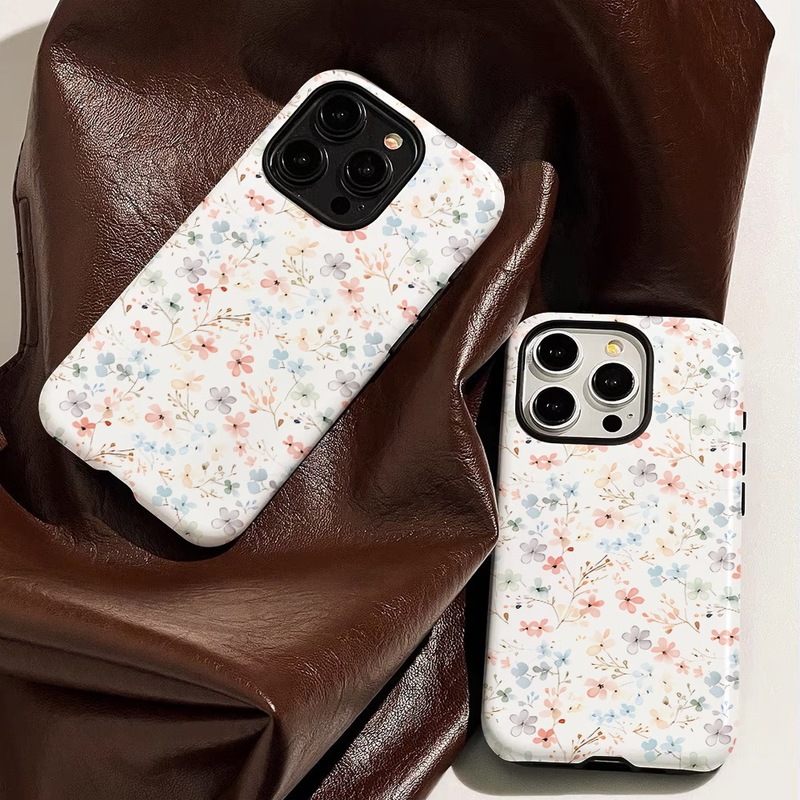 New Summer Arrivals: Mini Watercolor Floral Creative iPhone 13 Pro Max Phone Case for Girls, High-Value Protective Cover