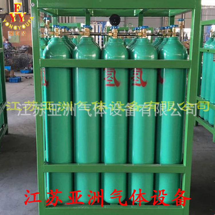 20瓶组立式集装格 20瓶氢气集装格含汇流排不锈钢连接管