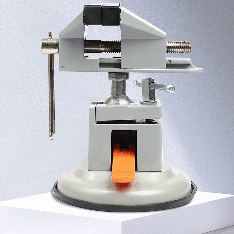 Вращающийся на 360 градусов Алюминиевый сплав всасывающий Диск настольные тиски электродрель электрическая мельница кронштейн маленькие плоскогубцы