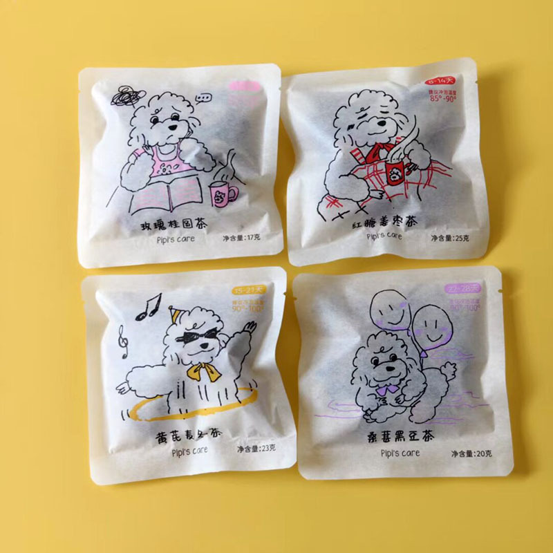 千里一杯同款棉纸花果茶包装袋