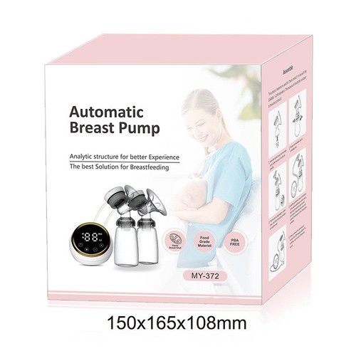 Cross-border electric breast pump bilateral household portable breast pump silent breast milk collector breast pump