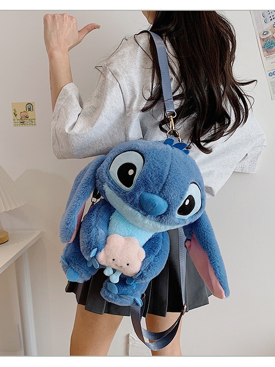 Pequeña venta al por mayor Stitzi felpa dibujos animados mochila niña linda ins bandolera regalo para padres e hijos image 6