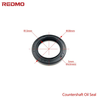Hengjian Two-Stroke Mt250 Yamaha Dt230 Engine Parts Auxiliary Shaft Starting Shaft Gear Shift Lever Crankshaft Oil Seal (Motorcycle engine and accessories) - counter-shaft-oil-seal-26-38-5
