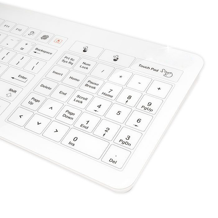 Wholesale Glass Touch Capacitive Screen Keyboard Industrial Laboratory Office Keyboard Washable Wired Glass Keyboard Wholesale Glass Touch Capacitive Screen Keyboard Industrial Laboratory Office Keyboard Washable Wired Glass Keyboard