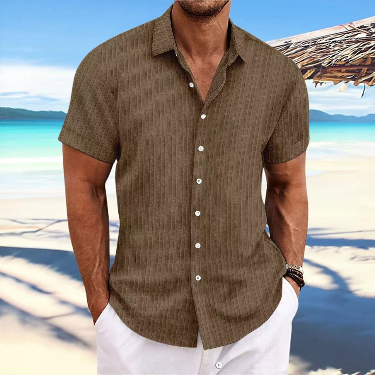 169g Weight Short Sleeve Sleeve Length Regular Sleeve Sleeve Type Cotton Blend, Cotton and Linen Fabric Type Regular Top Length Blouse Tops Type Casual, Street Occasion Turndown Neckline Loose Fit Type Solid Color Pattern Summer Season Men's Gender Simple Style, Classic Style Style Wholesale Men's Cotton Blend Cotton And Linen Simple Style Classic Style Solid Color Short Sleeve Men's Shirts 17