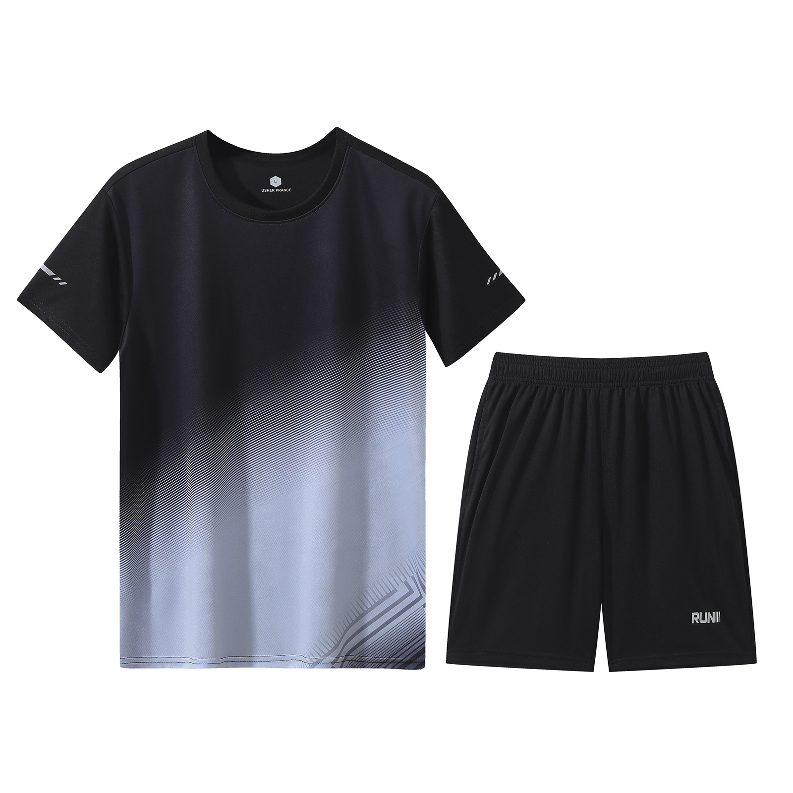 Venta directa de fábrica verano nuevo estilo de manga corta para hombres y mujeres ropa deportiva para correr, camiseta de fitness, ropa de entrenamiento de secado rápido transpirable