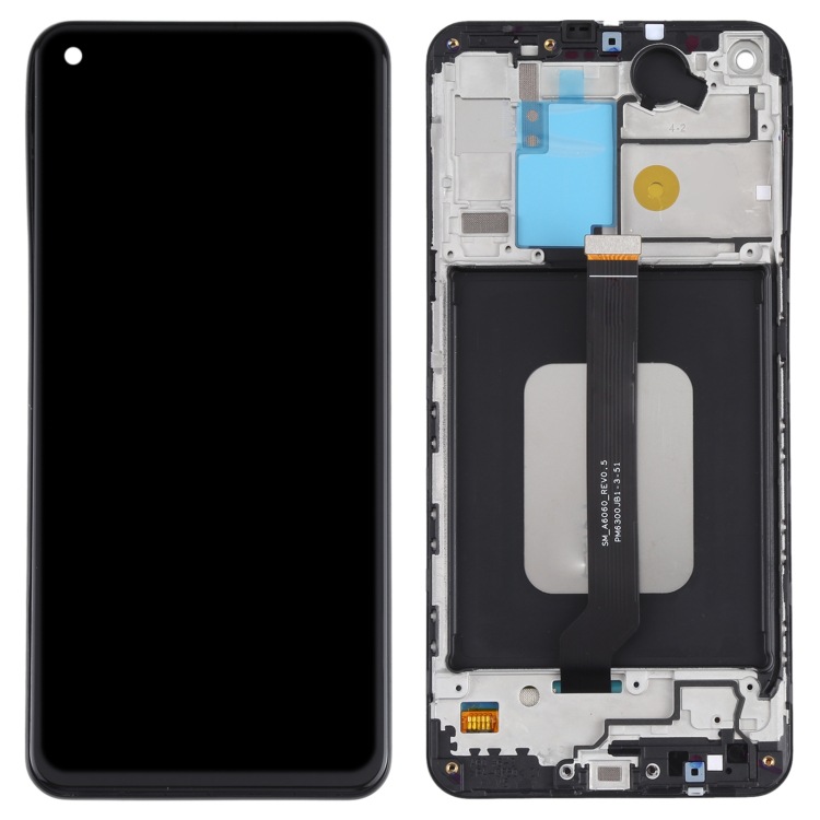 Aplicable a Samsung para Galaxy A60 SM-A606 Asamblea táctil LCD original con marco